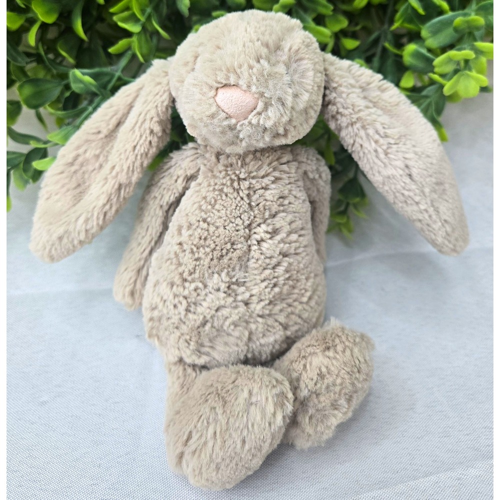 Jellycat Bashful Beige Bunny Small 7" Plush Stuffed Animal Rabbit Toy JCINC3824